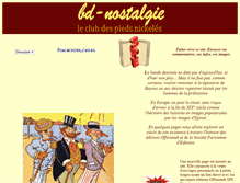 Tablet Screenshot of bd-nostalgie.org